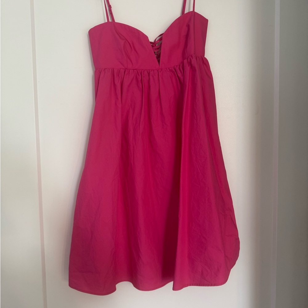 Susana Monaco Vibrant Pink Mini Dress